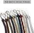 BEL AVENIR Curtain Rope Tiebacks, Drapery Rope Holdbacks with 4 Metal Screw Hooks (Beige, 4pack)...
