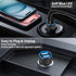 ?MFi Certified?iPhone 15 Fast Car Charger, SDNCIE 4.8A Dual USB Car Power Cigarette Lighter USB-C Car Charger Fast Charging + 2Pack Type-C Braided...