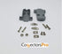 5 Sets Crimp Type DB9 Female + Plastic Hoods + Pins Set, D-Sub 9P Female Crimp Connector, Pin & Hood Kit (5 DB9 Female + 5 Hoods + 50 Pins)...