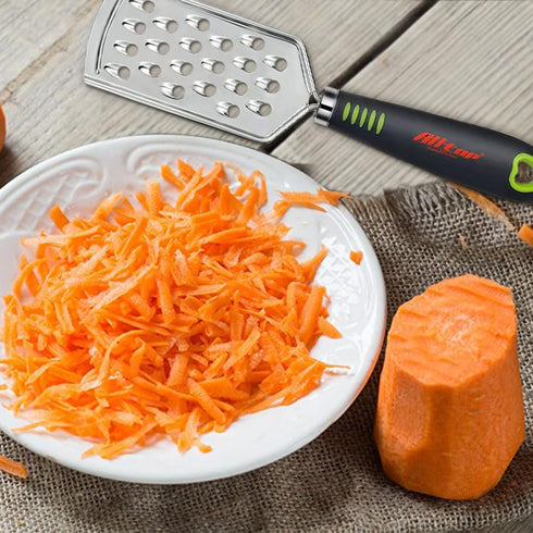 ALLTOP Food Graters for Cheese,Nutmeg,Potato,Ginger and Garlic,Cirtrus,Hand-held Stainless Steel Zester for Kitchen - Pro Multi-purpose Gadgets,Se...