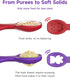Baby First Spoons Set, Pre-Spoon Feeding Utensil for Kids Aged 6+ Months, Baby Led Weaning (BLW) Teething Spoon-Self Feeding, Silicone Toddler Foo...