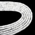 ICAI Beads 5x8mm Natural Rondelle Spacer Loose Beads for Jewelry Making DIY Crafts Design 1 Strand 15" APPR (Howlite)...