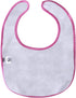 Littleforbig Cotton Waterproof Adult Babydoll Bib with Adjustable Hook-and-Loop Fastener Closure Printed 2 Packs - Zoo Animals and Cherry Adult Bi...
