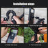 BOHISEN Motorcycle Phone Mount Waterproof Sensitive Touch Screen Hard Shell Phone Case Holder Anti-Theft Phone Holder with Aluminum Handlebar Moun...