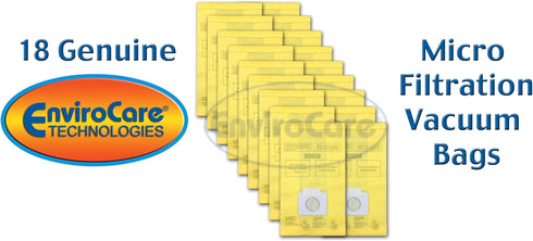 EnviroCare Replacement Vacuum Bags Designed to Fit Kenmore Canister Type C or Q 50555, 50558, 50557 and Panasonic Type C-5 18 pack...
