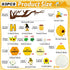 gisgfim Bee Motivational Bulletin Board Decorations Hive Rules Cutouts Summer Sunflower Tree Inspirational Positive Classroom Decor Daisy Bulletin...
