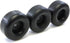 Red Hound Auto 3 Rubber Bumpers for Trailer Compatible with Ramp Door Truck 2.5 Inches Round Replacement Cargo Stop...