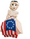 Silk Road Bizarre Betsy Ross Felt Ornament...