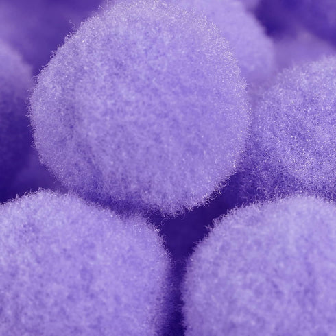 MECCANIXITY Pom Felt Balls Felting Fabric 1.5cm 15mm Light Purple for Home Crafts Project DIY Pack of 100...