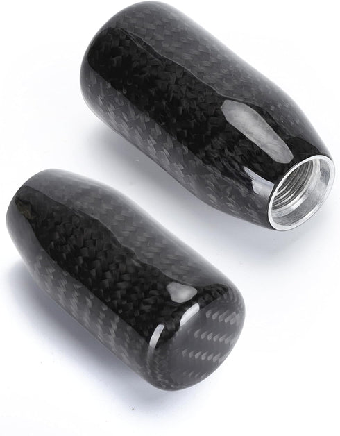 Car Gear Shift Knob, Carbon Fiber Shifter, Universal Carbon Fiber Shift Knob, Shift Knob 5 Speed, Car Gear Knob Manual Stick Shift Knob Shifter wi...