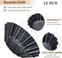 Egg Tart Molds, 12 PCS Non-Stick Very Mini Tart Pans, Mini Tart Mold 3 InchTop, 1.7 Inch Bottom, 0.9Inch High, Carbon Steel, Kitchen Reusable Baki...