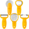 Original Corn Grater, Corn Peeler, Cheese Shredder, Bottle Opener and Pizza Cutter, Kitchen Gadgets 5 Piece Set(Yellow)…...