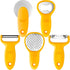 Original Corn Grater, Corn Peeler, Cheese Shredder, Bottle Opener and Pizza Cutter, Kitchen Gadgets 5 Piece Set(Yellow)…...