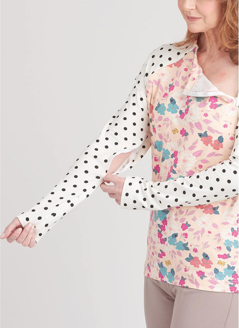Simplicity Unisex Dual Port Access Chemo Top and Hoodie Sewing Pattern Kit, Code S9723, Sizes XS-S-M-L-XL, Multicolor...