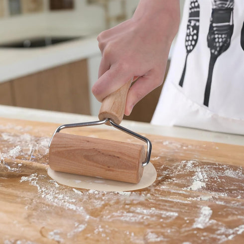 Rolling Pin, Wooden Rolling Pins For Baking, Pizza Dough Roller, Not Easy To Crack, Non-Stick Wood Pastry Roller, Essential Kitchen Utensils....