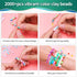 IOOLEEM 2000+pcs Pink Clay Beads, Polymer Clay Beads for Bracelets Making, Clay Beads for Jewelry Making, Clay Beads for Crafts, Bracelet Beads....