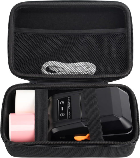 SUPVAN T50M PRO & Plus Nylon Hard Protective Travel Case, Waterproof Shockproof Scratch Resistant Carrying Case for External Hard Drive, Power Ban...