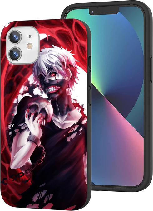 Compatible with iPhone 11 Case, Full Body Protection Shockproof Protective Phone Case Slim Thin Cover (Anime-Tokyo-Ghoul-Comic-6)...