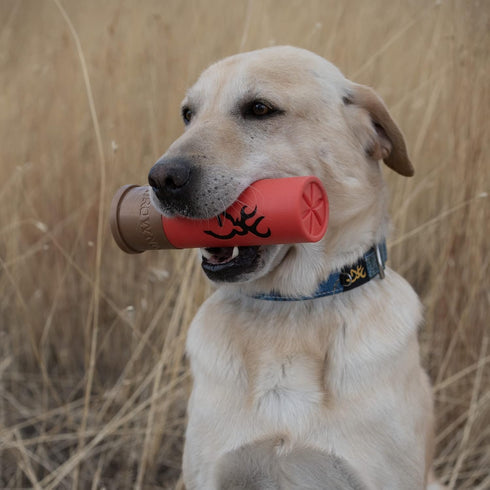 Browning Pet Toys, Durable Dog Toys for Tug and Fetch, Shot Shell Red Squeaker Toy...