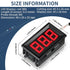 2 Pieces -30-800 Degree Centigrade Digital Temperature Meter with 0.5 Meter K-Type Thermocouple Temperature Sensor and 2-Wires Reverse Polarity Pr...