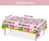 3Pcs Super Brothers Adventure Party Tablecloths 108 x 54 inches Video Game Theme Plastic Table Cloth Fits for Princess Peach Girl Birthday Party D...