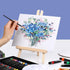 ESRICH 2 Pack 11.8" Wood Easels,Small Tabletop Display Stand,Easel Stand for Painting,Painting Party,Kids Student Tabletop Easels for Painting, Po...