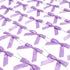 Bright Creations 100 Pack Purple Twist Tie Bows for Treat Bags, 3" Small Satin Ribbons for Craft Decoration, Gift Wrap, Themed Party Favors, Baked...