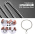 Gold Chain Dog Collar Cuban Link Chain Stainless Steel Metal Links 11MM Heavy Duty Walking Training Collar for Medium Large Dogs(11MM, 24")...