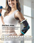 Elbow Compression Sleeve 2 Pack, Elbow Brace for Tendonitis and Tennis Elbow, Pain Relief Elbow Brace for Men & Women, Elbow Sleeve Reduce Joint P...