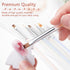 BQAN 5pc Nail Art Brushes Nail Ombre Brush Nail Design Painting Brushes UV Gel Nail Brush Professional Nail Art Design Brushes set...