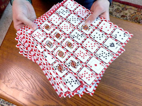 Regal Games - Poker Keeno Bulk Game Set - includes 12 Two-Sided Boards, 200 Scoring Chips, 1 Deck of Standard Poker Cards - 24 Unique Board Layout...