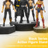 Action Figure Stand Star Was Black Series 6inch, 1/12 Scale Figures Toy Collection Support Display Holder Bases Accessories, 6-Pegs 3-Size, Circle...