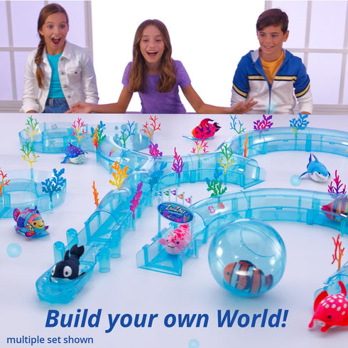(Narwhal + Orca) Fish 2-Pack B | Small Stuffed Animals with Motor Inside Suitable for Ocean Party Favors | Batteries Required...