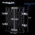 Fish Tank Divider 10 Gallon, Adjustable Aquarium Divider Kit with Suction Cups, Fish Tank Divider Clips for 10 Gallon Tank, Fish Tank Isolation Bo...