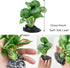 Smoothedo-Pets Fish Tank Decorations Aquarium Decor 5pcs Ornaments Betta Leaf pad Hammock Composite Plastic Artificial Plant Goldfish Waterscape F...