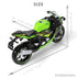 1/12 Kawasak Ninja Motorcycle Model Toy Mini Alloy Metal Diecast Motorcycle Model Green Motorcycle Model Toy Sport Motorcycle Racing Model Collect...