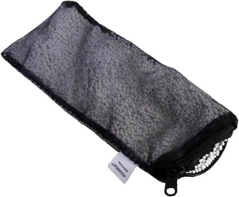 AQUANEAT 10pcs Aquarium Filter Media Bags, Fish Tank Fine Mesh Bags, 3”x4”/3”x8”/5.5”x8” with Plastic Zipper for Activated Carbon...