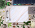 WAVEYU Marble Hardboard Office Clipboard, Decorative Clipboard with Low Profile Clip Chic Designed for Students Classroom School and Office Use, W...