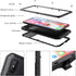 Marrkey for iPhone Xs Max Case,360 Full Body Protective Cover Heavy Duty Shockproof Tough Armour Aluminum Alloy Metal Case with Silicone Built-in ...