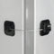 Refrigerator Lock, Heavy Duty Fridge Lock, Combination Lock for Refrigerator Cabinets, Drawers, Safety Lock, Easy Install No Keys Needed (Black-1P...