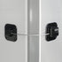 Refrigerator Lock, Heavy Duty Fridge Lock, Combination Lock for Refrigerator Cabinets, Drawers, Safety Lock, Easy Install No Keys Needed (Black-1P...