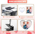 30 Pcs Sublimation Blank Pins DIY Button Badge Kit Sublimation Silver Blank Aluminum Sheet with Butterfly Pin Backs for DIY Craft Jewelry Lapel Ma...
