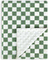 3D Checkerboard Grid Toddler Blanket for Baby Soft Cozy Corduroy Bed Blanket with Stripe Chessboard Plaid Design Infant Newborn Receiving Blanket ...