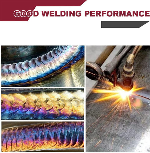 TIG Welding Tungsten Electrodes 5-Pack 2% Lanthanated 1/16" & 5-Pack 2% Ceriated 1/16" (5pcs WL20 Blue, 5pcs WC20 Gray)...