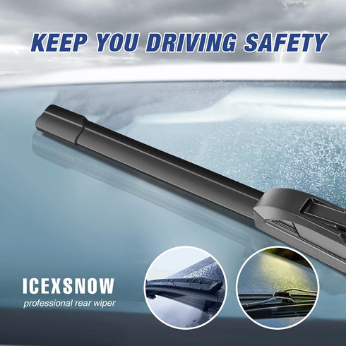 28"+28" Water Repellent Windshield Wiper Blades Replacement For Ford Fusion 2019-2013,Escape 2020-2013,Focus 2018-2012,Edge 2020-2015 OEM Quality ...