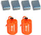 2 Pack Emergency Sleeping Bags Survival Bivvy Sack + 4 Pack Thermal Emergency Blankets Lightweight Portable Survival Gear for Outdoor...