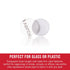 VELCRO Brand - Thin Clear Fasteners | General Purpose/ Low Profile | Perfect for Home, Classroom or Office | 5/8" Dots Circles, 15 Count - Clear...