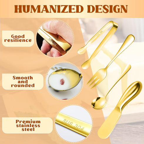 Cheese Butter Spreader Knives Set Charcuterie Accessories 16 Pieces Charcuterie Boards Utensils Stainless Steel Spreader Knife Mini Serving Tongs ...