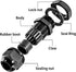 10 Pcs 1/4" NPT Nylon Cable Glands, IP68 Waterproof Adjustable Cord Grip Cable Connector Strain Relief Wire Protectors for 4-6mm Cable Diameter, B...