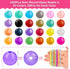 Audab 1200 Pieces 6mm Round Glass Beads for Jewelry Making, Crystal Glass Beads for Bracelets Jewelry Making and DIY Crafts...